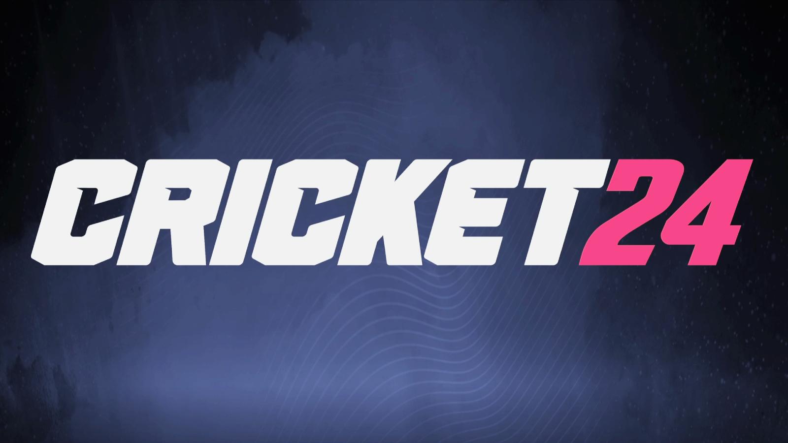 an image of Cricket 24 logo with blue background