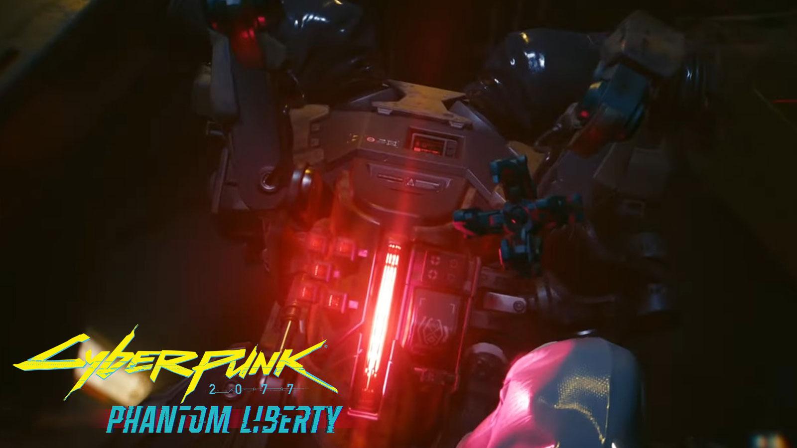 Cyberpunk 2077 Phantom Liberty 'Somewhat Damaged' robot