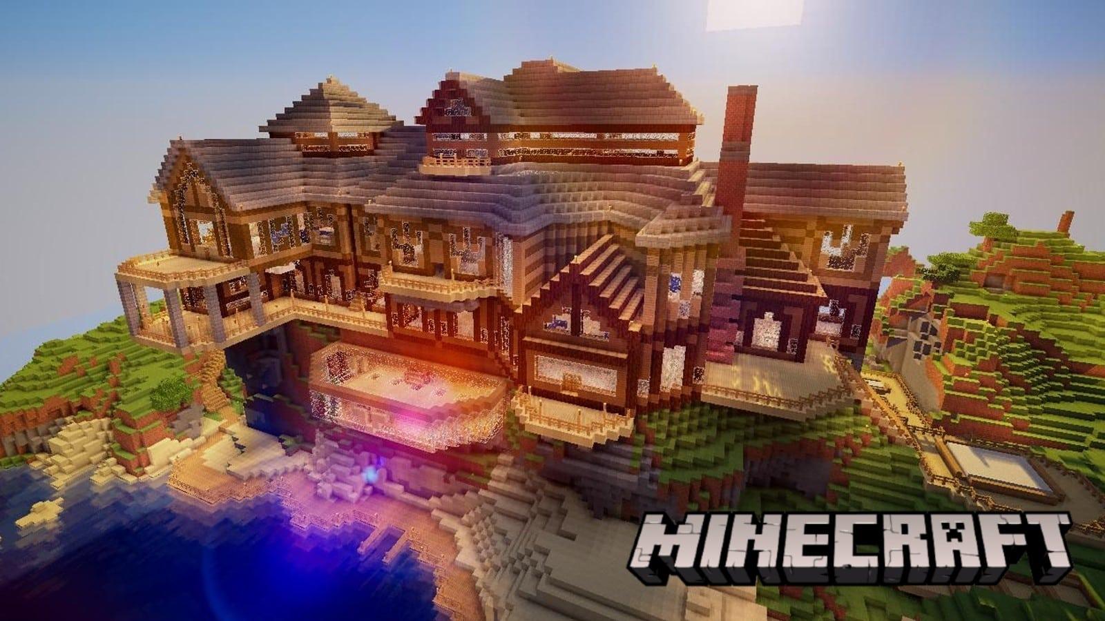 Minecraft: How to Build a Large Medieval House  Minecraft house tutorials,  Minecraft cottage, Minecraft houses