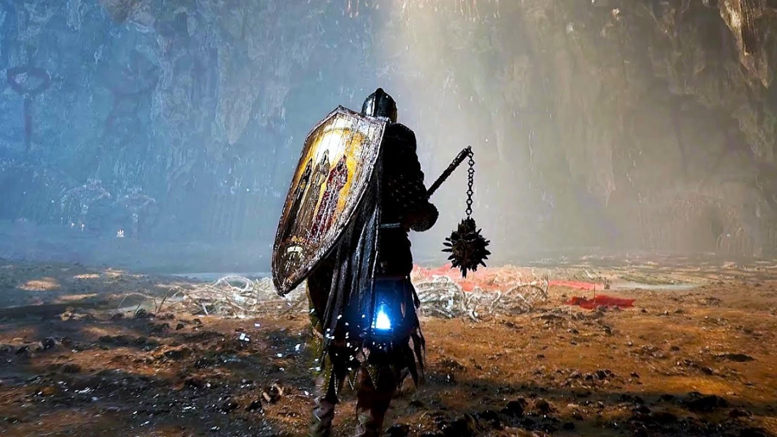 An image of the protagonist in The Lords of the Fallen.